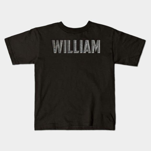 William Kids T-Shirt by Snapdragon